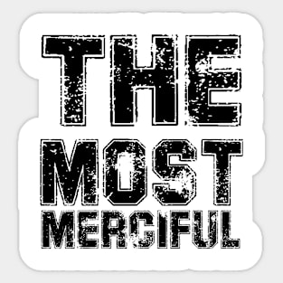 the Most Merciful Sticker